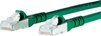 METZ CONNECT 1308452055-E RJ45 netwerkkabel, patchkabel Cat 6a S/FTP 2,00 m groen met ratel 1 stuk