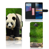 Sony Xperia 10 Plus Telefoonhoesje met Pasjes Panda