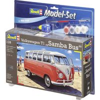 Revell Model Set Volkswagen T1 Samba Bus Busje miniatuur Montagekit 1:24 - thumbnail