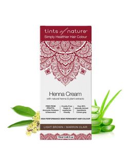 Henna cream light brown semi permanent