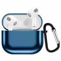 AirPods 3 hoesje - TPU - Electroplating series - Blauw - thumbnail