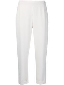 P.A.R.O.S.H. pantalon à longueur crop - Blanc