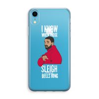 Sleigh Bells Ring: iPhone XR Transparant Hoesje - thumbnail