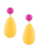 Eshvi boucles d'oreilles pendantes - Jaune - thumbnail