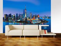 Shanghai Skyline 8-delig Fotobehang 366x254cm