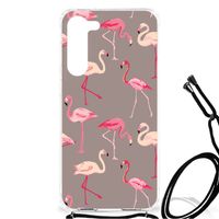 Samsung Galaxy S23 Plus Case Anti-shock Flamingo - thumbnail