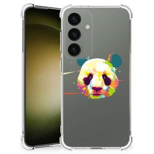 Samsung Galaxy S24 Stevig Bumper Hoesje Panda Color