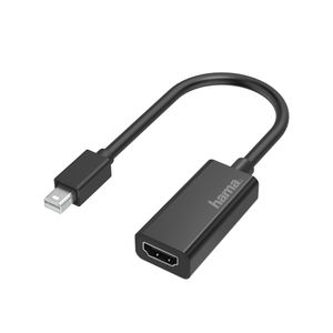 Hama 00200332 Mini-displayport / HDMI Adapter [1x Britse stekker - 1x Mini-DisplayPort stekker] Zwart