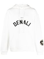 OAMC logo-embroidered drawstring hoodie - Blanc