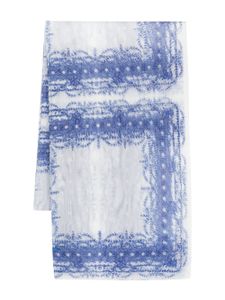 Philosophy Di Lorenzo Serafini foulard en tulle à fleurs - Bleu