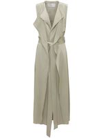 Victoria Beckham robe mi-longue style trench - Vert