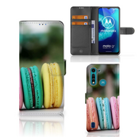 Motorola G8 Power Lite Book Cover Macarons - thumbnail