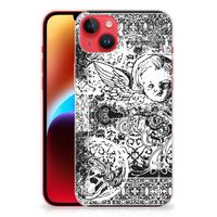 Silicone Back Case iPhone 14 Plus Skulls Angel - thumbnail