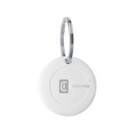 Cellularline Tracy - Objectdetector compatibel met Apple iOS Find Me - verwisselbare batterij (levensduur 1 jaar) - stof- en waterdicht tot 1 m diepte - pak van 1 Tracy - wit