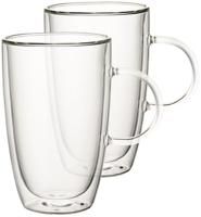 Villeroy & Boch Dubbelwandige Glazen Artesano Hot & Cold Beverages - 450 ml - 2 stuks - met oor - thumbnail