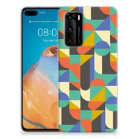 Huawei P40 TPU bumper Funky Retro