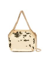 Stella McCartney sac porté épaule Falabella à sequins - Jaune - thumbnail