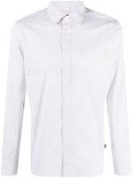 Michael Kors Ls Spread Mosaic Star stretch-cotton shirt - Blanc - thumbnail