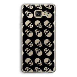 Musketon Skulls: Samsung Galaxy A5 (2016) Transparant Hoesje