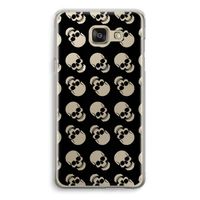 Musketon Skulls: Samsung Galaxy A5 (2016) Transparant Hoesje - thumbnail