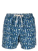 MC2 Saint Barth Gin Saint Barth-print swim shorts - Bleu - thumbnail