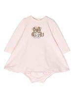 Dolce & Gabbana Kids ensemble robe à motif brodé - Rose - thumbnail