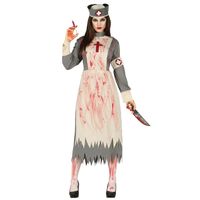 Halloween zuster verkleed kostuum voor dames 42-44 (L/XL)  - - thumbnail