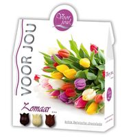 Cadeau doos trendy bloemen zomaar