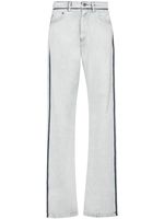 Maison Margiela straight-leg cotton washed jeans - Bleu