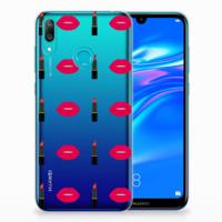 Huawei Y7 2019 TPU bumper Lipstick Kiss