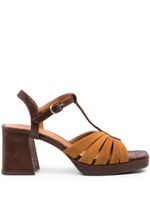 Chie Mihara sandales Galta 75 mm en cuir - Marron