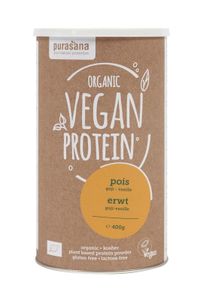 Purasana Vegan proteine erwt/pois - goji vanille bio (400 gr)