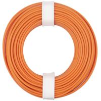 Donau Elektronik 125-017 Draad 1 x 0.25 mm² Oranje 10 m