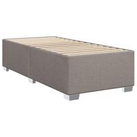 vidaXL Bedframe stof taupe 90x200 cm, bed, bed ombouw, twijfelaar bed, bedbodem, slaapkamermeubel, 2 persoonsbed, tweepersoonsbed, 2 persoons bed