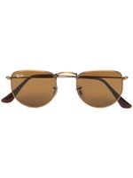 Ray-Ban lunettes de soleil Elon à monture ronde - Marron