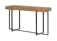 MUST Living Sidetable Chess Abaca, 140cm - Bruin, Zwart - thumbnail