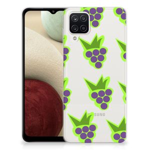 Samsung Galaxy A12 Siliconen Case Druiven