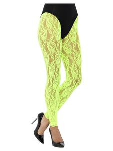 Legging Neon Groen Kant