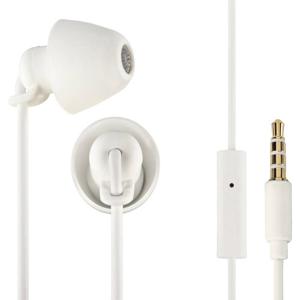 Thomson EAR3008W Piccolino In Ear oordopjes Kabel Wit Noise Cancelling Headset, Volumeregeling