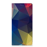 Motorola Moto G73 Stand Case Polygon Dark