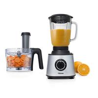 Tristar MX-4823 Foodprocessor – Multifunctionele Keukenmachine - Snijden, raspen en blenden - 1.5L Glazen Blenderkan - RVS