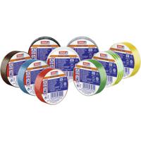 tesa 53988-00135-00 Isolatietape tesa Professional Bruin, Groen, Geel, Wit, Grijs, Blauw, Rood, Zwart, Zwart (l x b) 10 m x 15 mm 10 stuk(s)