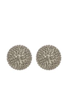 Dolce & Gabbana boucles d'oreilles serties de cristaux - Argent