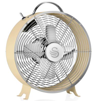 Swan - Retro 8 Inch Tafelventilator - Creme