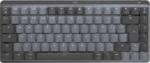 Logitech MX Mini Mechanical for Mac toetsenbord Bluetooth QWERTY US International Grafiet, Grijs