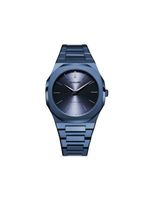 D1 Milano montre Ultra Thin Midnight 40 mm - Bleu - thumbnail