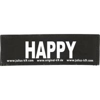 Julius-K9 tekstlabel Happy 16 x 5 cm - thumbnail