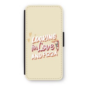 Pizza is the answer: iPhone 7 Flip Hoesje