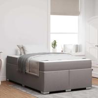 vidaXL Bedframe Anders Taupe 120 x 190 cm Stof