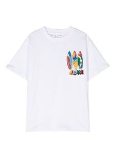 Stella McCartney Kids t-shirt à imprimé Aloha - Blanc